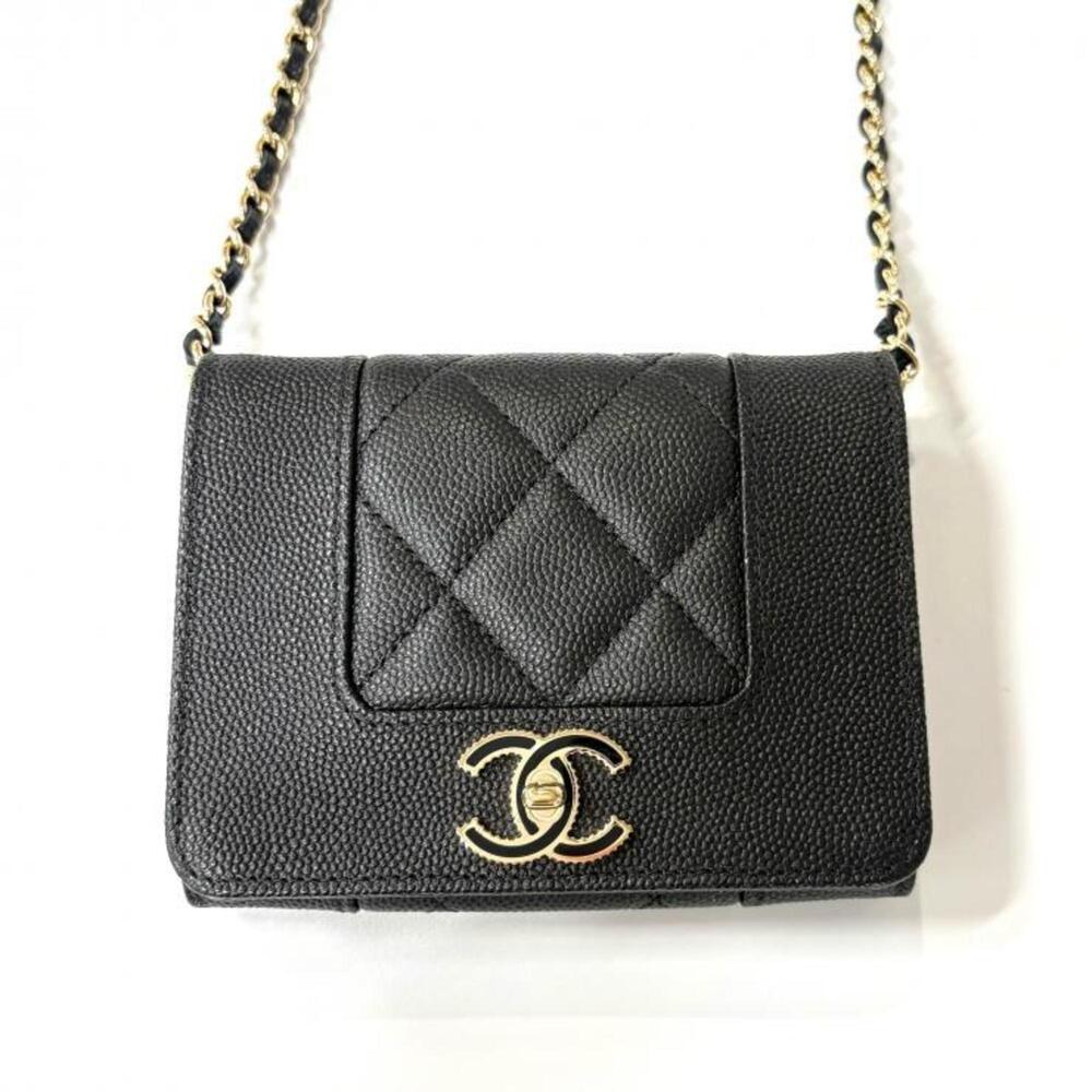 CHANEL Black Caviar Leather Wallet - Picture 3 of 10